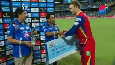 M46: MI vs RCB – Man of the Match – AB de Villiers