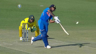 6 in front & 4 behind: Dhawan shows full range