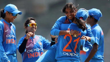 Radha Yadav's hug and lift act