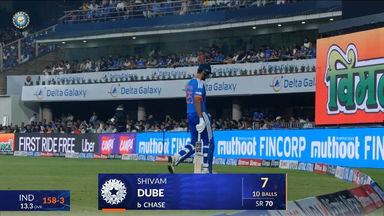 IND vs WI 2026, 2nd T20I: Shivam Dube Wicket