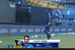 M46: MI vs DC – Jayant Yadav Wicket