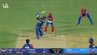 IPL 2025 M04: DC vs LSG - Nicholas Pooran Six