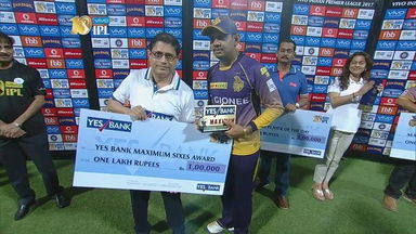 M27: KKR vs RCB  – YES Bank Maximum Sixes – Sunil Narine