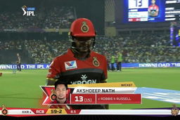 M35: KKR vs RCB – Akshdeep Nath Wicket