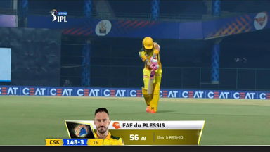 M23: CSK vs SRH – Faf du Plessis Wicket