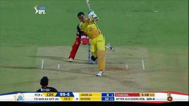 M39: RCB vs CSK – MS Dhoni Six