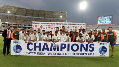 Recap: India’s 10th consecutive series win at home