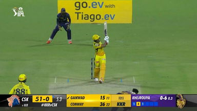 M33: KKR vs CSK –  Ruturaj  Gaikwad  Six