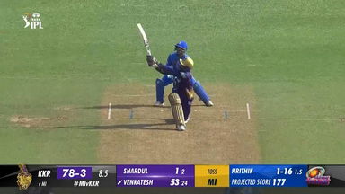 M22: MI vs KKR –  Venkatesh Iyer Six