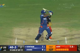 M43: LSG vs RCB – Krishnappa Gowtham Six