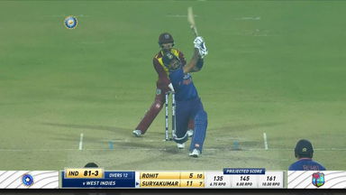 IND vs WI 2022, 3RD T20I: Suryakumar Yadav Six