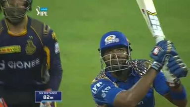 M24: MI vs KKR – YES Bank Maximum Sixes – Kieron Pollard