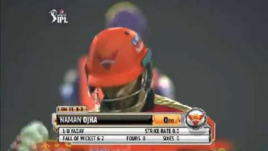 M38: KKR vs SRH – Naman Ojha Wicket