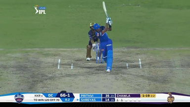 M10: DC vs KKR – Shreyas Iyer Six