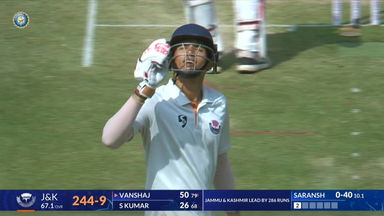 Ranji Trophy 2025-26 QF2, Madhya Pradesh vs J & K: Vanshraj Sharma's crucial knock of 54(92)