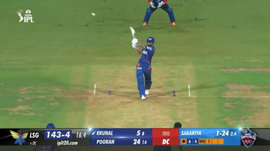 M03: LSG vs DC – Krunal Pandya Six