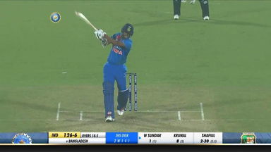 IND vs BAN 2019, 1st T20I: Washington Sundar Six