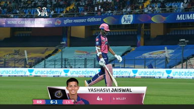 M13: RR vs RCB – Yashasvi Jaiswal Wicket