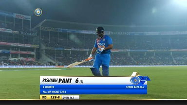 IND vs BAN 2019, 3rd T20I: Rishabh Pant Wicket