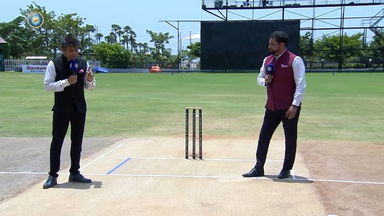 Prof D B Deodhar Trophy 2023-24, FINAL South Zone v  East Zone:  Pitch report
