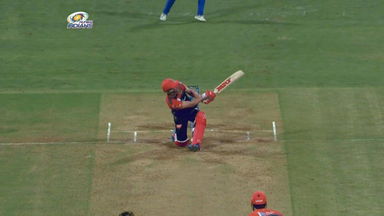 de Villiers delivers into the stands - Mr. 360