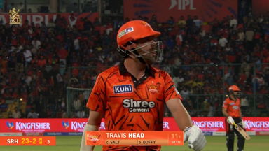 IPL 2026 M01: RCB vs SRH - Travis Head Wicket