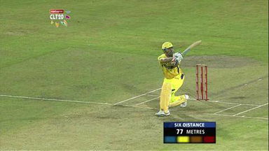 CLT20 2013 M10: CSK vs SRH  –   MS Dhoni 63