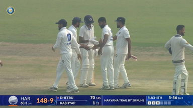Ranji Trophy 2025-26, Haryana vs Uttarakhand, Day 3: Match Highlights