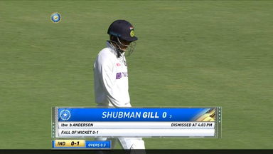 IND vs ENG 2021, 4th Test, Day 1: Shubman Gill Wicket