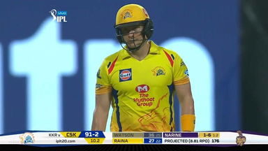 Narine's calm, Watson's regret
