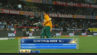 IND vs SA 2022, 4TH T20I: Quinton De Kock  Wicket