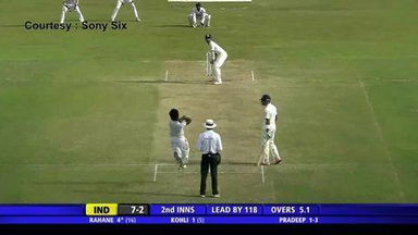 SL vs India, 3rd Test : Ind 2nd Innings - Ajinkya Rahane Wicket
