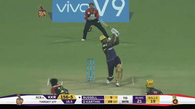 M03: KKR vs RCB – Andre Russell Six