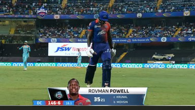 M45: DC vs LSG – Rovman Powell Wicket