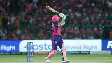 Clobbered: Jos Buttler hits 112m monster maximum