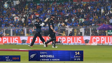 IND vs NZ 2026, 3rd T20I: Daryl Mitchell Wicket