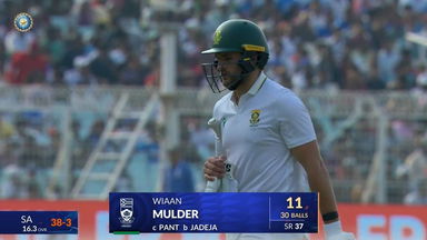 IND vs SA 2025, 1st Test: Wiaan Mulder Wicket
