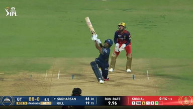 IPL 2026 M34: RCB vs GT - Sai Sudharsan Six