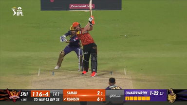 M03: KKR vs SRH – Heinrich Klaasen Six