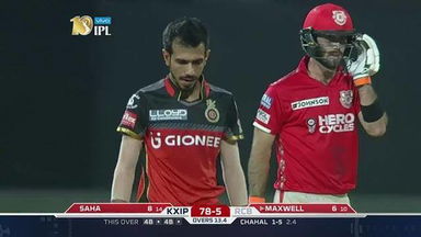 Chahal vs Maxwell - That eventful over