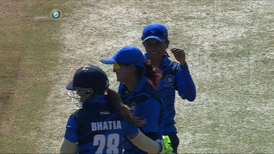 Women's Challenger Trophy 2017-18, Match 01: Ind Red vs Ind Blue -  Fall of wickets