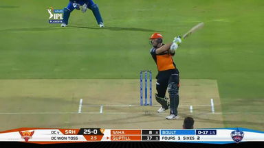 Eliminator: DC vs SRH – Martin Guptill Six
