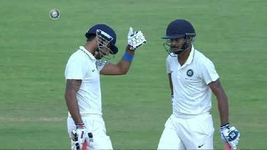 Duleep Trophy 2016-17: India Red vs India Green - Gurkeerat Singh's 82 (96)