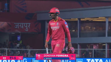 IPL 2026 M52: RR vs GT - Donovan Ferreira Wicket