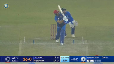 IND vs AFG 2024, 1ST T20I: Ibrahim Zadran Six