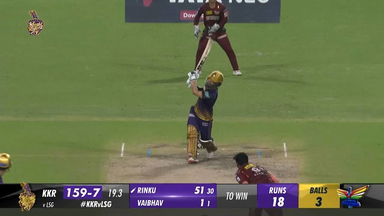 M68: KKR vs LSG – Rinku Singh Six