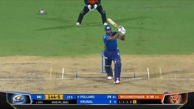M09: MI vs SRH  – Kieron Pollard Six