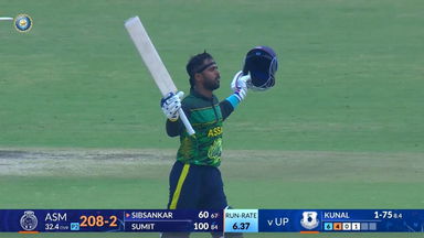 Vijay Hazare Trophy 2025-26, Assam vs Uttar Pradesh: Sumit Ghadigaonkar leads from the front with suberb 101(86)