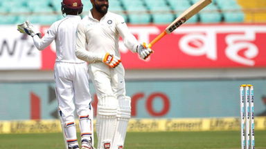 All-round Ravindra Jadeja’s day out in Rajkot