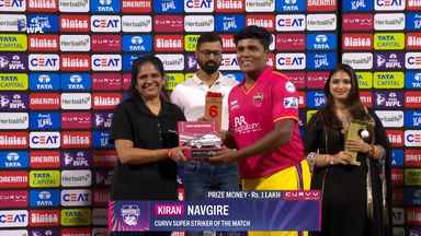 Curvv Super Striker of the Match: Match 18, UP Warriorz vs Royal Challengers Bengaluru, WPL 2025: Kiran Navgire